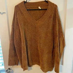 Wishlist mustard yellow knit sweater